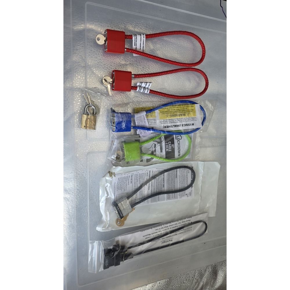 Lot Of 6 ~ Firearm Gun Locks Ruger Boyt New With Keys